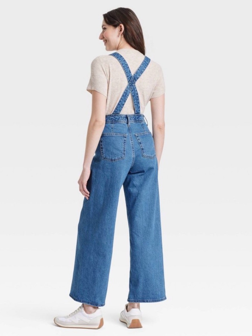 Universal Thread Women's Denim Sailor Overalls - Size 8 - Picture 2 of 9